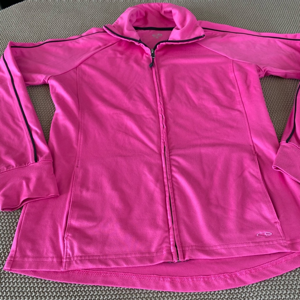 2/$20 sale C9 by Champion medium hot pink zip up